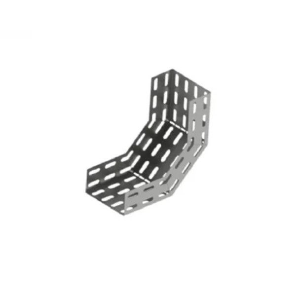Curva 90G Vertical Perfurada Galvanizada Eletrolítica Interna para Eletrocalha 150x50 mm Chapa 18