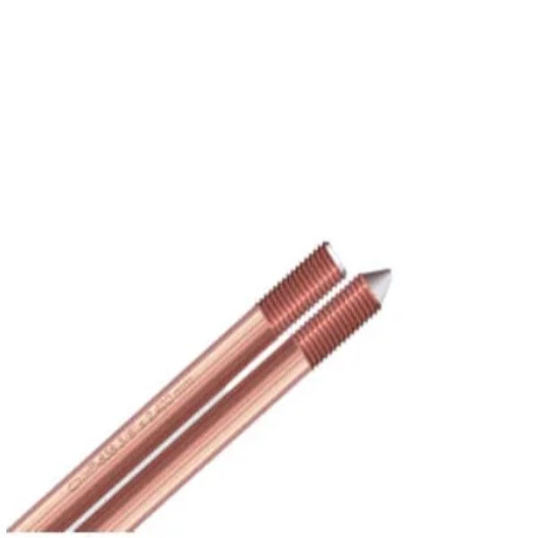 Haste Cobreada para Aterramento Prolongável 5/8x3,0 M Alta Camada Trefilada de Aço Carbono Diâmetro Nominal 13,70 mm
