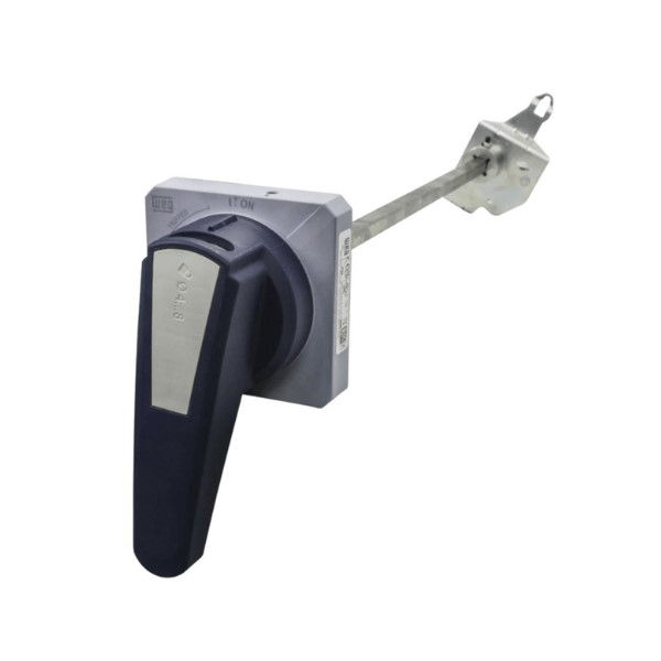 Manopla Rotativa com Eixo Prolongador 450 mm para Disjuntor ACW101-161-250 Fixação Porta Painel com Mecanismo