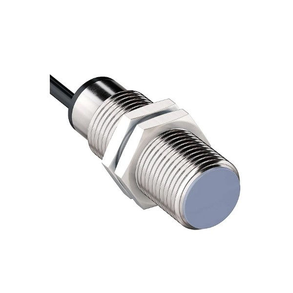 Sensor Indutivo Faceado Cilíndrico M18 PNP 10-30VCC 1NA+1NF Alcance 8 mm com Cabo 2 M IP67 Metálico