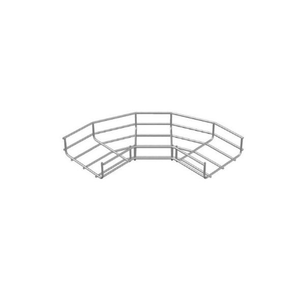 Curva 90G Horizontal INOX para Leito Aramado 150x50 mm