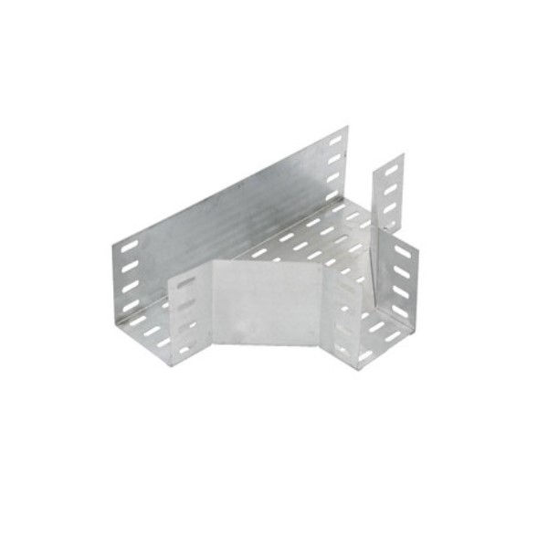 Te Perfurado Horizontal 90G Galvanizado a Fogo para Eletrocalha 50x50 mm Chapa 18