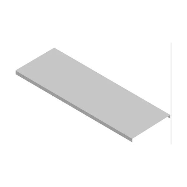 Tampa TE Descida Vertical 90G Encaixe para Eletrocalha Galvanizada a Fogo 100x100 mm Chapa 18