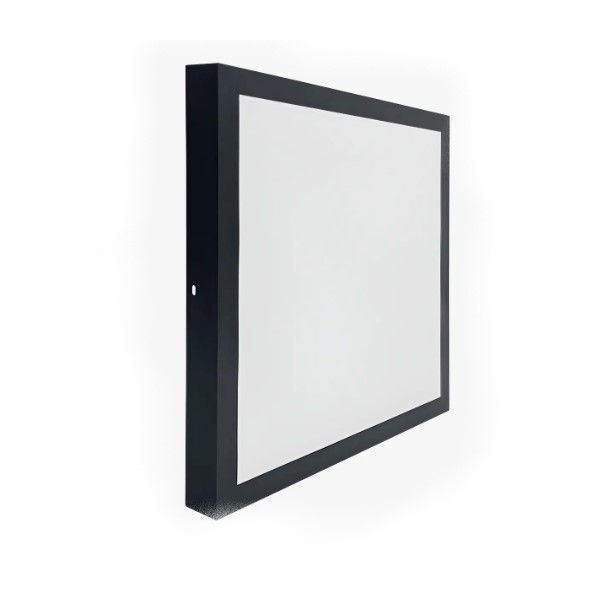 Painel Led Sobrepor 40W Alumínio Quadrado 600x600x35 mm 4800 lm 4200K Preto Autovolt