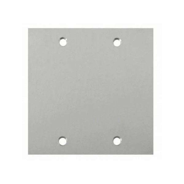 Placa Piso Unha INOX Cega 4x4 Padrão