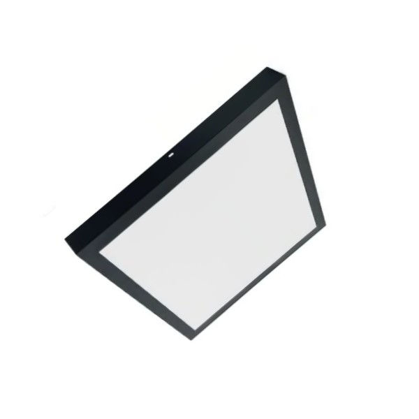 Painel Led Sobrepor 40W Alumínio Preto Quadrado 600x600x35 mm 4800 lm 6500K Bivolt