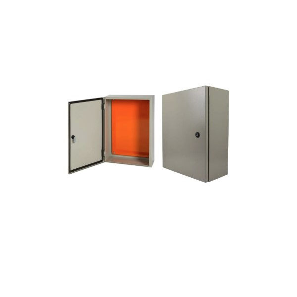 Quadro de Comando Metálico 230x230x80 mm (Axlxp) sem Flange Bege IP64