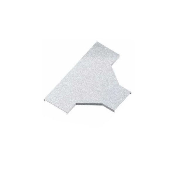 Tampa TE Horizontal 90G Encaixe para Leito Galvanizada Eletrolítica 400 mm com Aba Externa