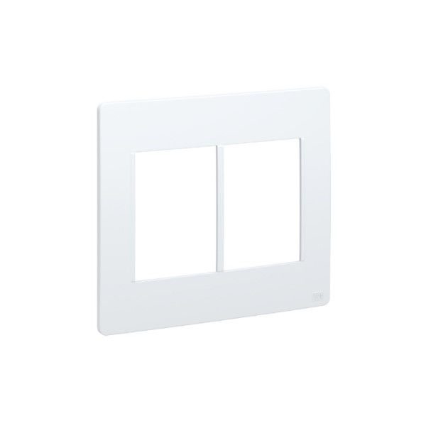 Placa PVC para 6 Módulos 4x4 Branca Linha Esatta
