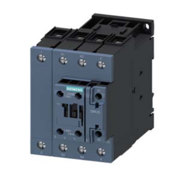 Contator Principal Tetrapolar 35A S2 1NA+1NF 20-33VCA/CC 50/60 Hz 3RT25 35 com Varistor 2NA+2NF Conexão Parafuso