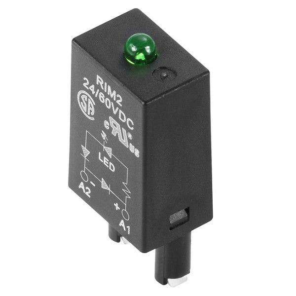 Módulo para Relé RIM2 6-24VCC com LED Verde