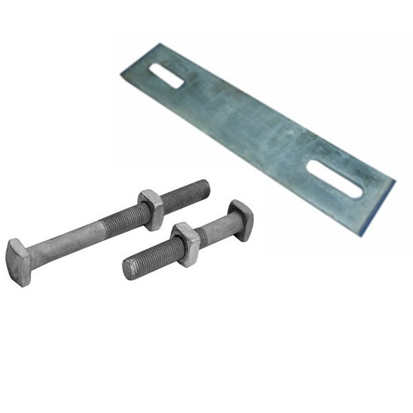 Suporte Galvanizado a Fogo para Chave Faca com 2 Parafusos