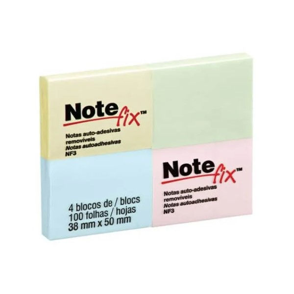 Bloco de Notas 38x50 mm AM/rs/VD/AZ