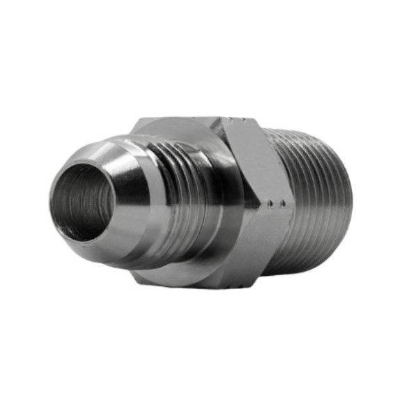 Adaptador Aço Reto Macho Nptf-Macho JIC 3/4"-14 X 1.1/16"-12