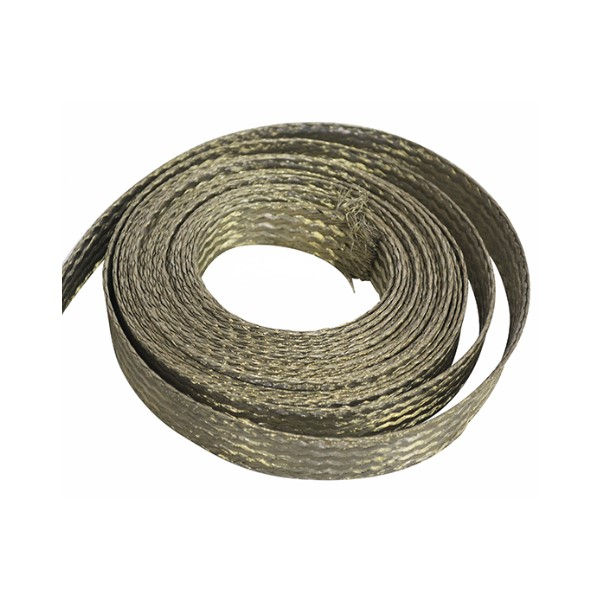 Cordoalha Chata Cobre Estanhado 1/2"X1500 mm