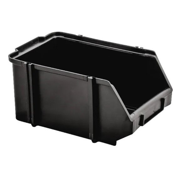 Caixa BIN Plástica N5 Preto 250x120x155 mm