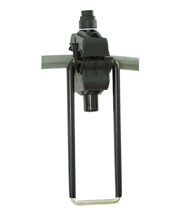 Conector Perfurante Karp 2 Cobre Estanhado P-50-185,00 mm² com Estribo Preto para Rede Protegida 15/25 kV