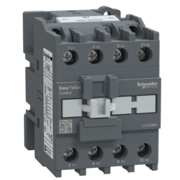 Contator Principal Tripolar 38A 1NF 220VCA 50/60 Hz LC1E38 Tesys-e Conexão para Parafuso