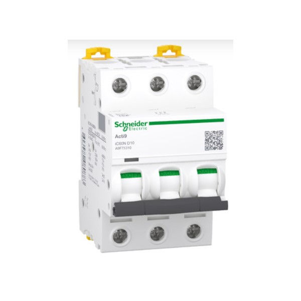 Disjuntor Distribuição Fixo Tripolar ACTI9 D 10A 10 KA 440VCA DIN