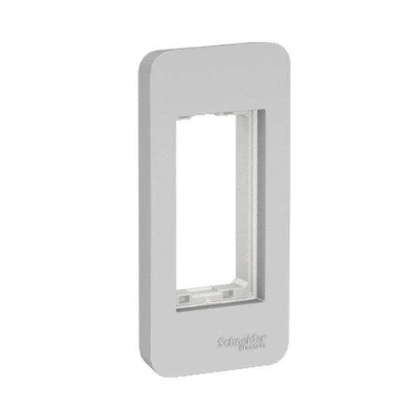 Placa PVC para 1 Módulo para Móveis Branca Orion com Suporte