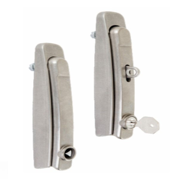 Fecho INOX Escamotável para Cremona A1/A2/A3 com Maçaneta e Chave
