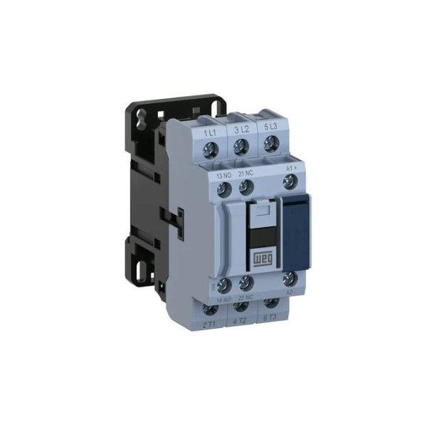 Contator Principal Tripolar 38A 1NA+1NF 24VCC 50/60 Hz CWB38 Conexão para Parafuso