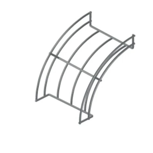 Curva 90G Vertical Galvanizada Eletrolítica Externa para Leito Aramado 150x100 mm