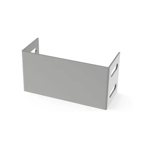 Terminal INOX Liso para Fechamento Eletrocalha 50x50 mm