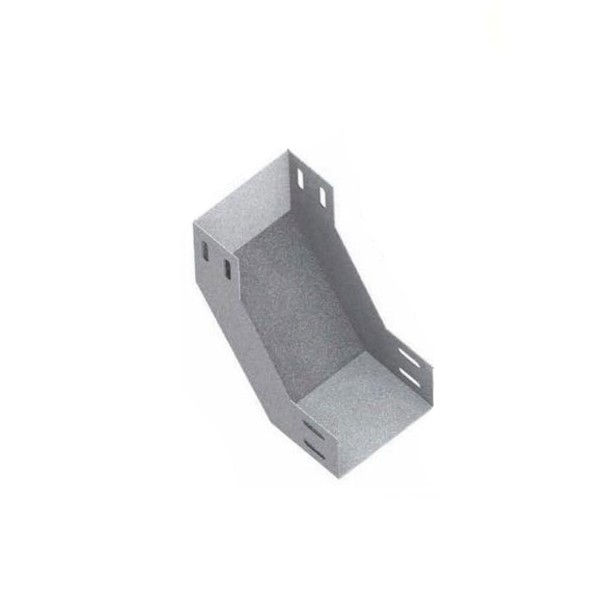 Curva 90G Vertical Lisa INOX para Eletrocalha 50x50 mm Chapa 22