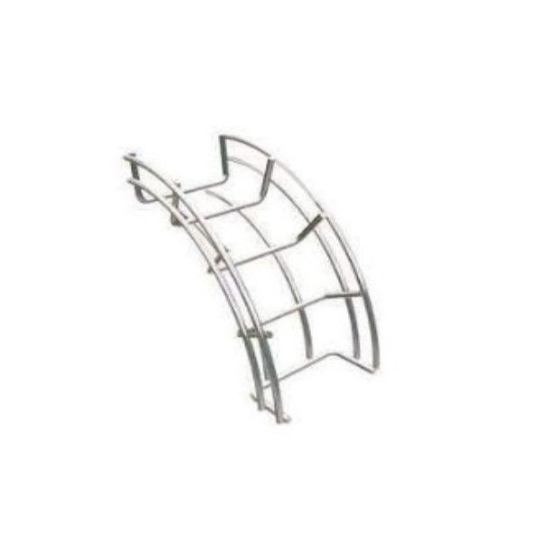 Curva 90G Vertical Galvanizada Eletrolítica Externa para Leito Aramado 150x50 mm