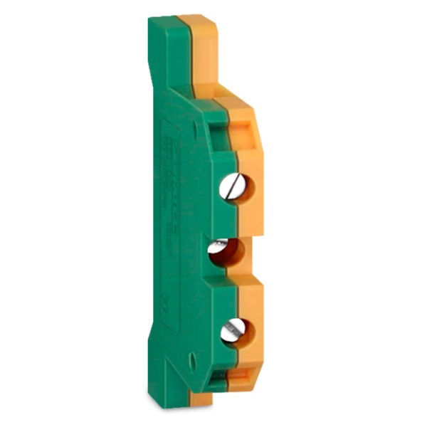 Conector Passagem SAK Poliamida Sek- 4JD Terra 2,50-4,00 mm² Verde/Amarelo Conexão para Parafuso