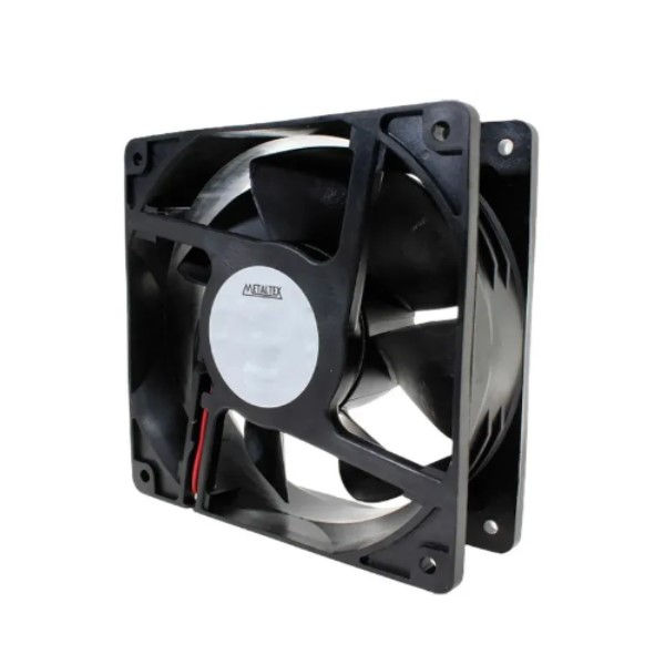 Ventilador Micro PVC Quadrado 60x60x25 mm 24VCC 3,36W 50/60 Hz 4000 RPM Preto