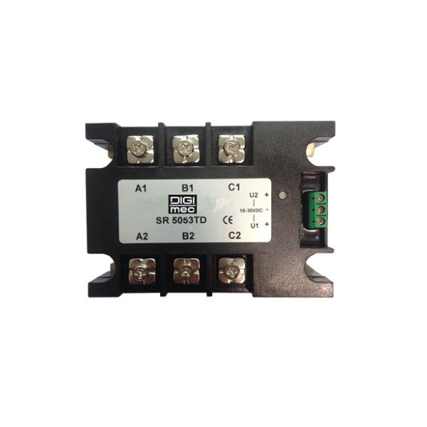 Relé Estado sólido Trifásico SR 10A 10-30VCC 50/60 Hz