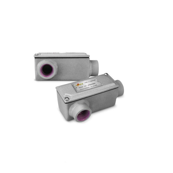 Condulete Ferro Fundido Nodular (GF) Tipo T 2" com Rosca NPT com Tampa com Vedação IP66