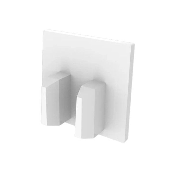 Tampa PVC Extremidade para Barramento Pente Trifásico 63A Branco