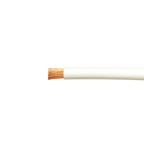 Cabo Cobre Isolado PVC 70G 750V 1x 4,00 mm² Flexível Branco NBR 247-3 Classe 5