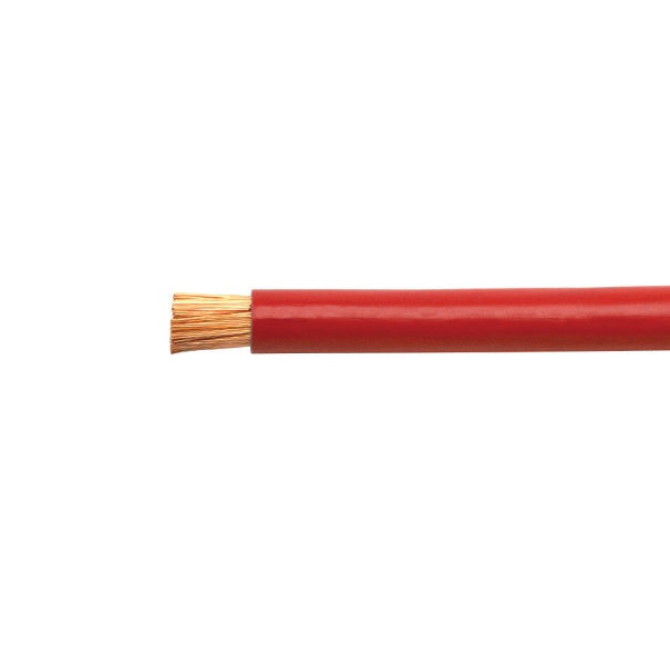 Cabo Cobre Isolado PVC 70G 750V 1x 4,00 mm² Flexível Vermelho NBR 247-3 Classe 5