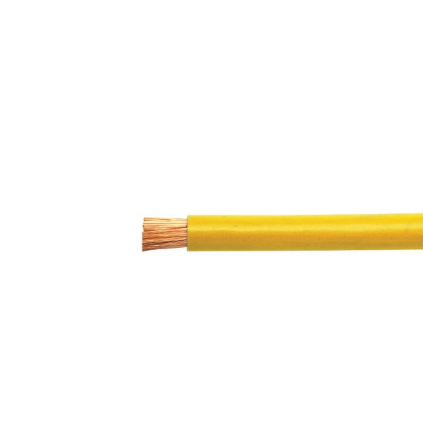 Cabo Cobre Isolado PVC 70G 750V 1x 0,50 mm² Flexível Amarelo NBR 247-3 Classe 5
