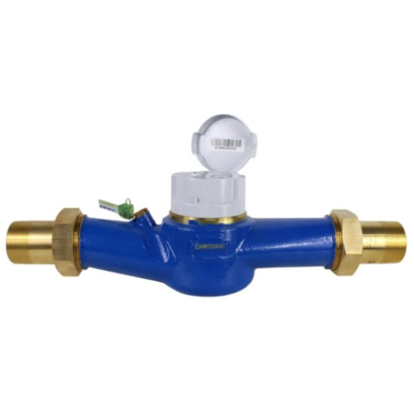 Hidrômetro Corpo Liga Bronze Multijato 1.1/2" Vazão 16 m3/H para Telemetria PRE Equipado com Visor Plano Fixo sem Conexões