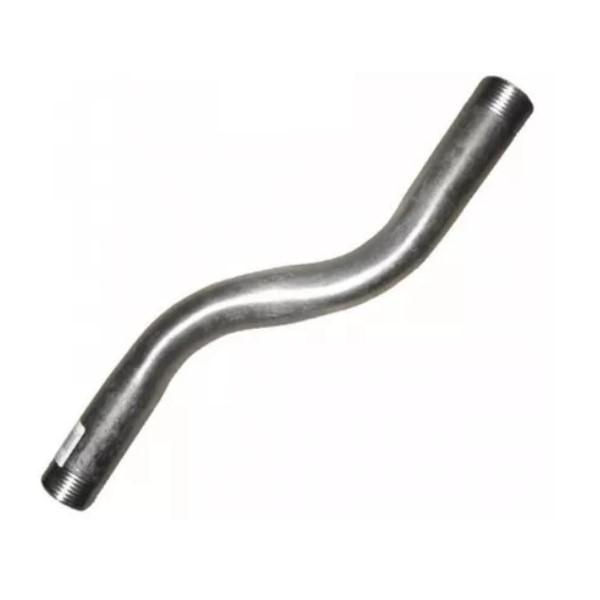 Curva S Longa Galvanizada Eletrolítica para Eletroduto 3/4" com Rosca Paralela