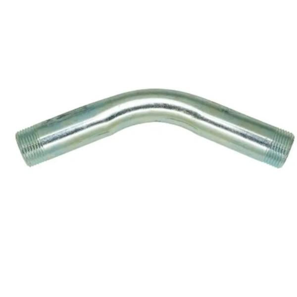 Curva 45G Galvanizada Eletrolítica Leve para Eletroduto 3/4" com Rosca Paralela