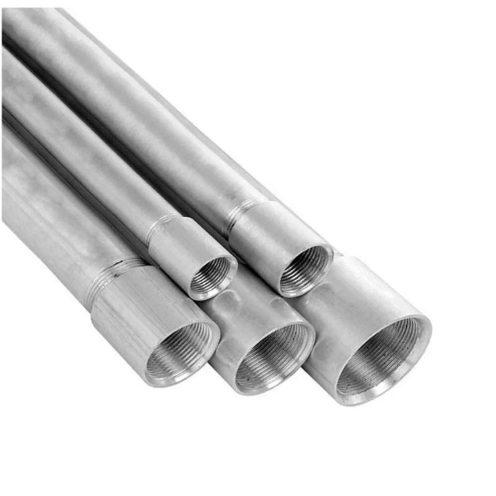 Eletroduto Leve Galvanizado Eletrolítico Parede 0,80 mm 3/4"X3 M sem Rosca
