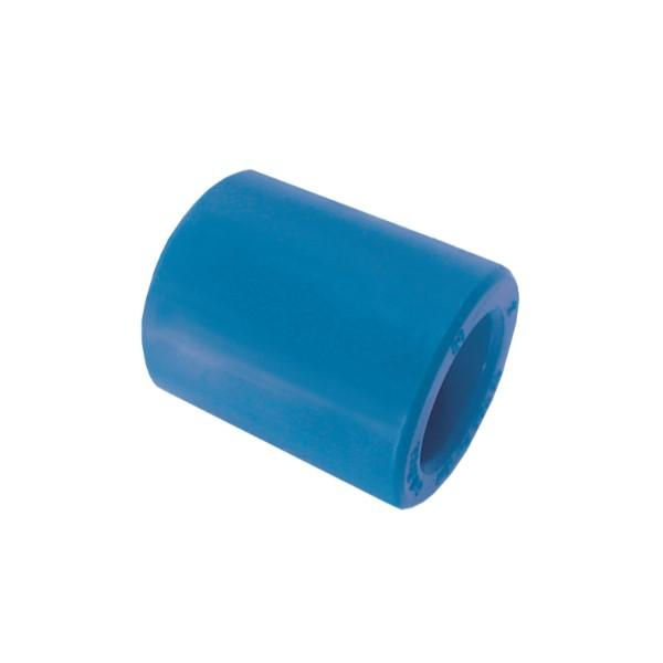 Luva PPR Simples Fêmea/Fêmea 25 mm Industrial Azul