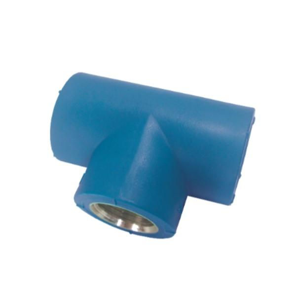 Te PPR Transição Fêmea 25 mm1/2" Industrial Azul