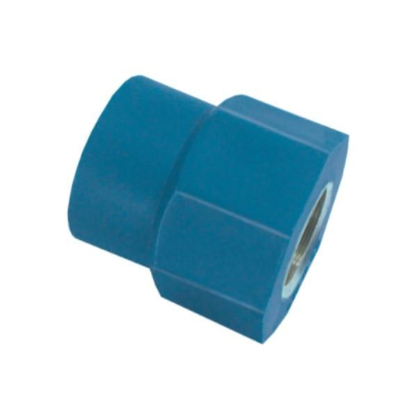 Luva PPR Mista 25 mmX1/2" Industrial Azul