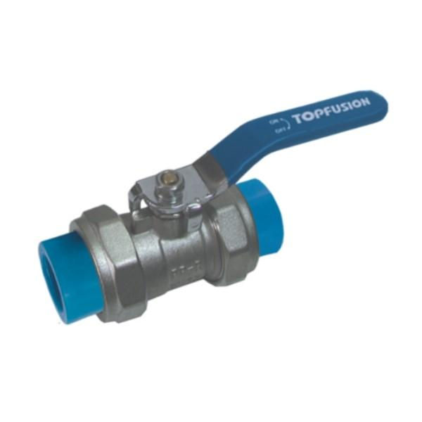 Registro Esfera para Tubo PPR Azul 32 mmX1"