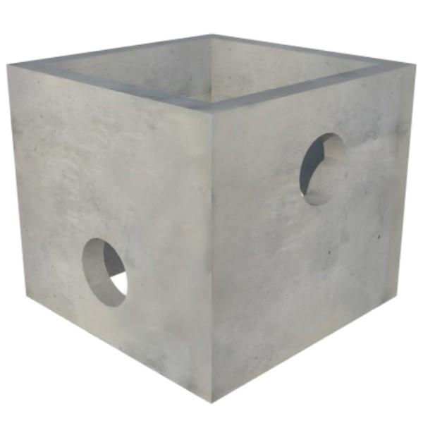 Caixa Passagem/Inspeção Concreto Quadrada 800x800x800 mm sem Tampa