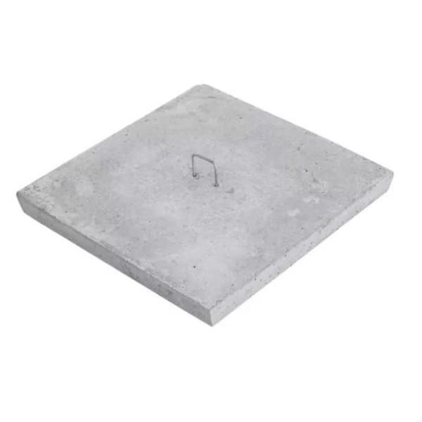 Tampa Concreto Quadrada para Tráfego Leve 500x500 mm