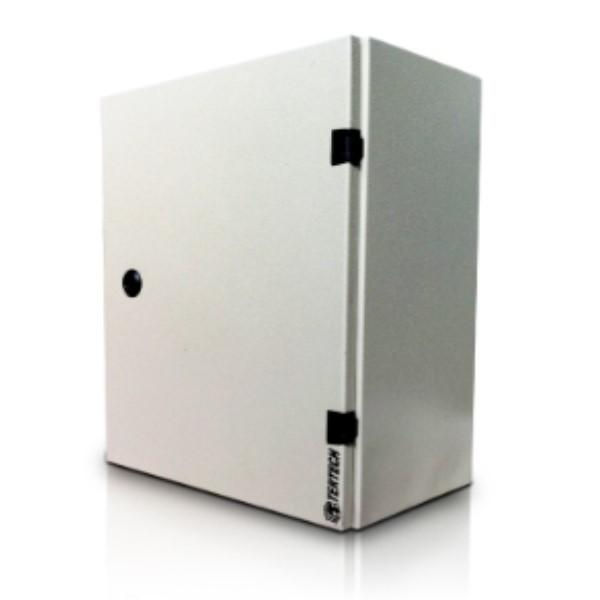 Quadro de Comando Aço Carbono 1000x800x300 mm com Flange com Placa e Fecho IP54