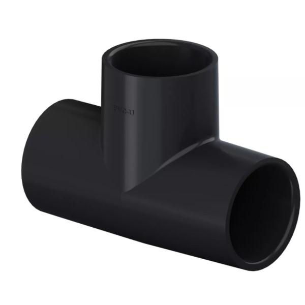 Te PVC-U Soldável 3" SCH80 Cinza Industrial